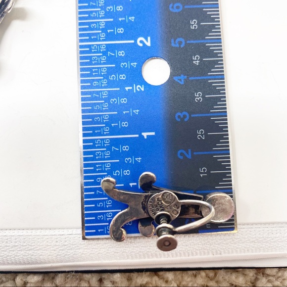 181 Vintage Margot de Taxco silver knot earrings, 5102 - Picture 7 of 8